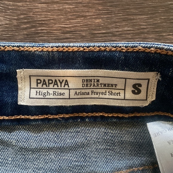 High Rise Denim Shorts - Picture 4 of 4